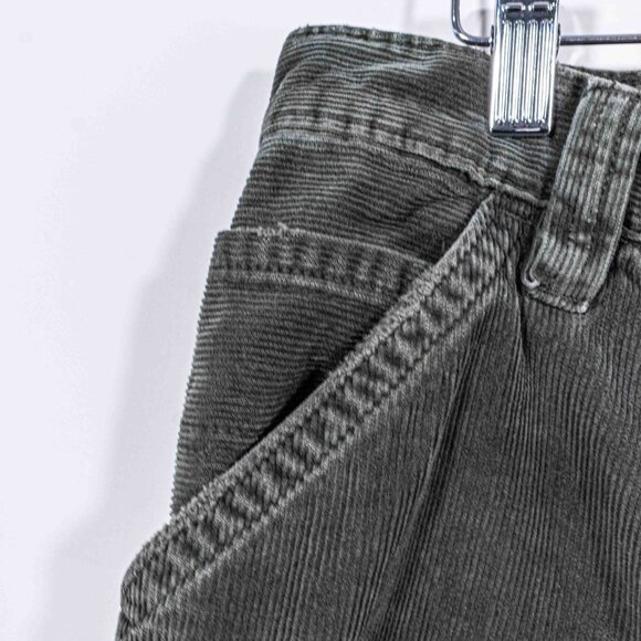Vintage Old Navy Corduroy Carpenter Pants W33 L32 Wide Leg Hammer Loop Baggy Y2K - Picture 5 of 11
